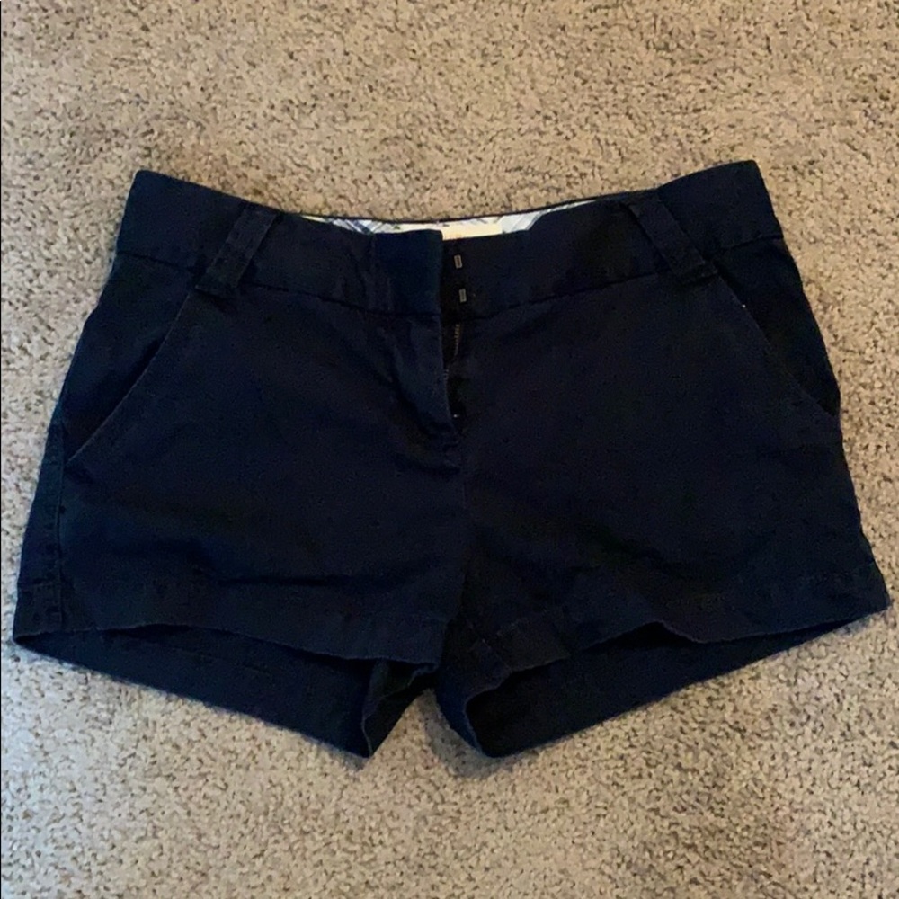 J.Crew Classic Twill Chino Shorts in Navy